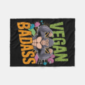Couverture Polaire Vegan Bodybuilder Weightlifter Gorilla (Devant (Horizontal))