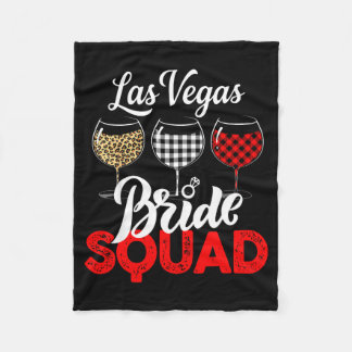Couverture Polaire Vegas Bride Squad 2026 Married in Vegas