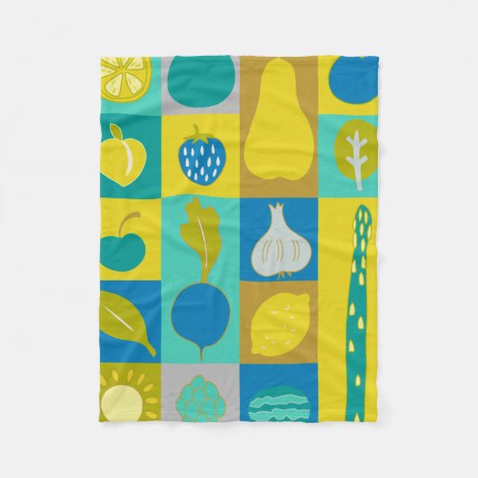 Couverture Polaire Veggie Blocks I (Devant)