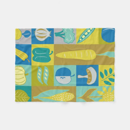 Couverture Polaire Veggie Blocks II (Devant (Horizontal))