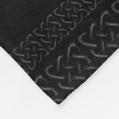 Couverture Polaire Vegvisir avec Ouroboros et runes (Coin)