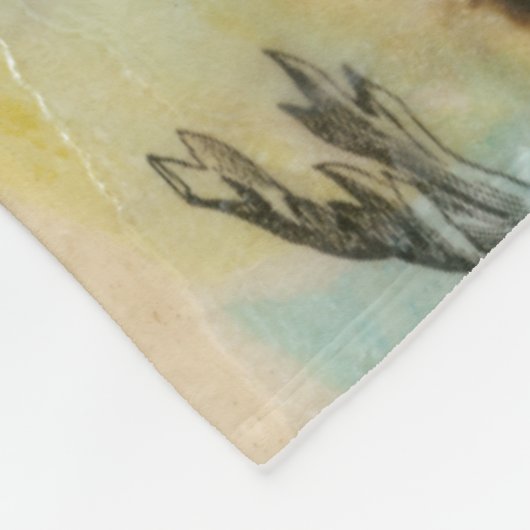 Couverture Polaire Vellum Floral II (Coin)