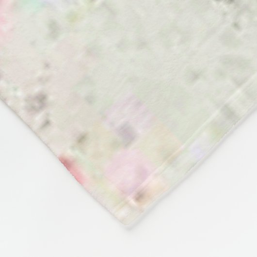 Couverture Polaire Vélo et fleurs (Coin)