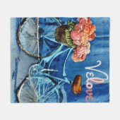 Couverture Polaire Velo Love Cycling (Devant (Horizontal))