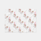 Couverture Polaire Vélo Whimsical Rose (Devant (Horizontal))