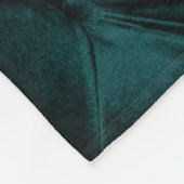 Couverture Polaire Velvet Green : Élégance textile malachite (Coin)