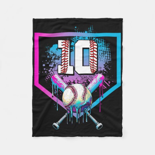 Couverture Polaire Vendre Drip 10e anniversaire Accueil Plaque Garçon (Devant)