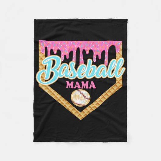 Couverture Polaire Vendre Mama Home Plate Ice Cream Driam Avec des ar (Devant)