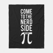 Couverture Polaire Venez au côté nerd (Devant)