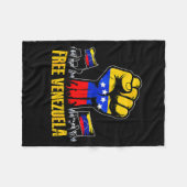 Couverture Polaire Venezuela Flag Venezuela Libre 2026 (Devant (Horizontal))