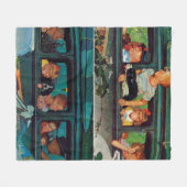 Couverture Polaire Venir et partir par Norman Rockwell (Devant (Horizontal))