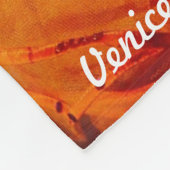 Couverture Polaire Venise, Italie (IT) - costume orange de carnaval (Coin)