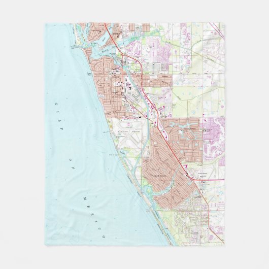 Couverture Polaire Venise la Floride Map (1973) (Devant)