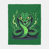 Couverture Polaire Venomous Snake – Danger and Precision (Devant)