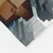 Couverture Polaire Vent foncé centré sur le cube (Coin)