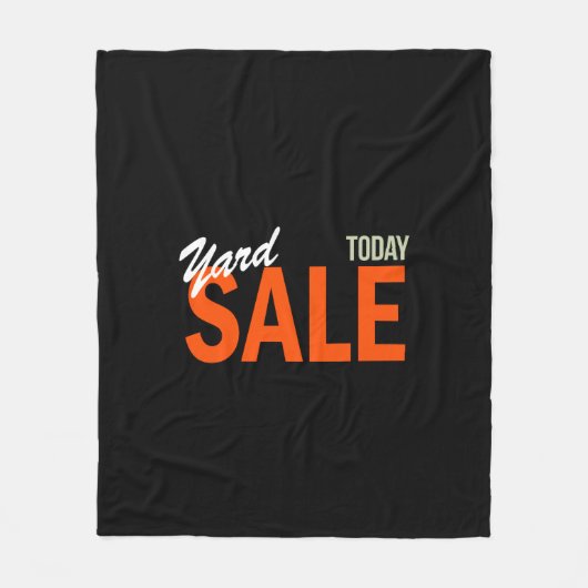 Couverture Polaire Vente de cour aujourd'hui (Devant)