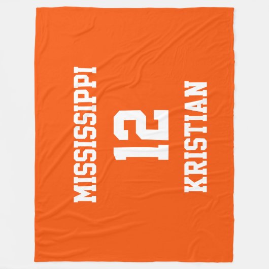 Couverture Polaire Ventilateur de l'équipe sportive Tangelo personnal (Devant)