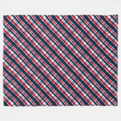 Couverture Polaire Ventilateur de sports Washington bleu blanc rouge (Devant (Horizontal))