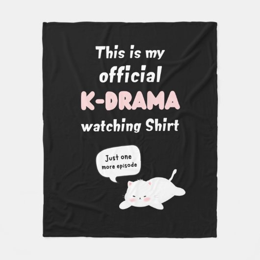 Couverture Polaire Ventilateur officiel K-Drama Watching Chemise Kpop (Devant)