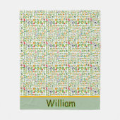 Couverture Polaire Ventilateur sportif personnalisé (Devant)