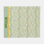 Couverture Polaire Ventilateur sportif personnalisé (Devant (Horizontal))