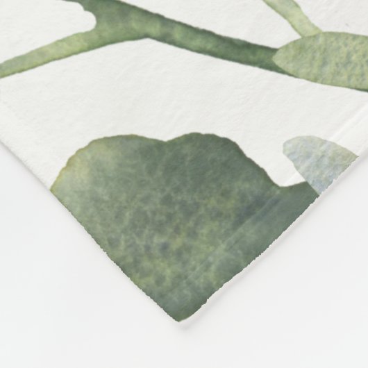 Couverture Polaire Verdure douce Feuille Jungle Elephant Baby Nursery (Coin)