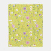 Couverture Polaire Verdure moderne Aquarelle Rustique Botanique flora (Devant)