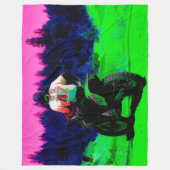 Couverture Polaire Vérification de la piste - Motocross Racer (Devant)