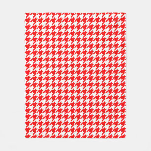 Couverture Polaire Vérification de la position de base rouge et blanc
