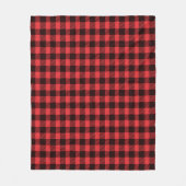 Couverture Polaire Vérification du Buffalo Plaid (Devant)