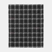 Couverture Polaire Vérification du gris noir (Devant)