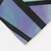 Couverture Polaire Verre géométrique vibré Art (Coin)