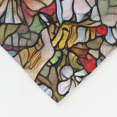 Couverture Polaire Verre verni Botanique Floral (Coin)