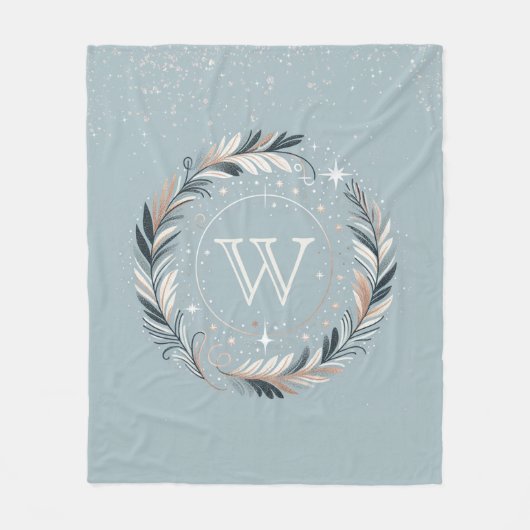 Couverture Polaire Verrerie hivernale enchantée (Devant)