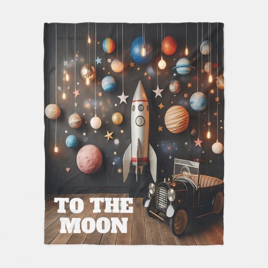 Couverture Polaire Vers la lune (Devant)