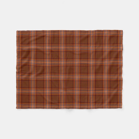 Couverture Polaire Vers le bas tartan d'Irlandais du comté (Devant (Horizontal))