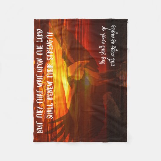 Couverture Polaire Verse de la Bible des Aigles (Devant)