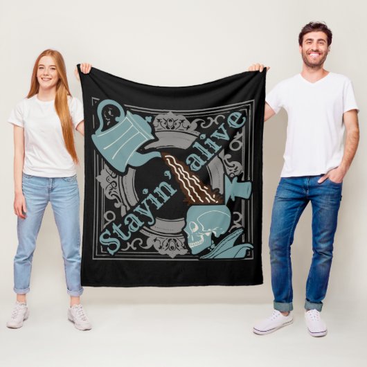 Couverture Polaire Versez le café ! (En situation)