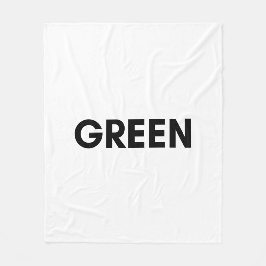 Couverture Polaire vert (Devant)