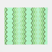 Couverture Polaire Vert Clair Avec Design D'Impression Décoratif (Devant (Horizontal))