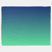 Couverture Polaire Vert et bleu foncé (Devant (Horizontal))