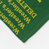 Couverture Polaire Vert et cadeaux de lutte d'appréciation de car (Coin)