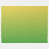 Couverture Polaire Vert et jaune ombre (Devant (Horizontal))