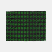 Couverture Polaire Vert Et Noir (Devant (Horizontal))