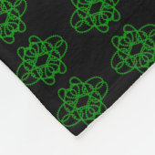 Couverture Polaire Vert Et Noir (Coin)