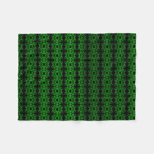 Couverture Polaire Vert et noir (Devant (Horizontal))