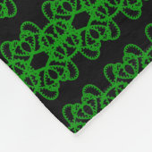 Couverture Polaire Vert et noir (Coin)
