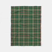 Couverture Polaire Vert et Tan Plaid O'Neill Tartan (Devant)