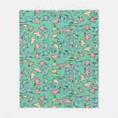 Couverture Polaire Vert Feuille Pastel (Devant)