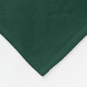 Couverture Polaire Vert foncé Plain Élégant Casual Propre Nom (Coin)